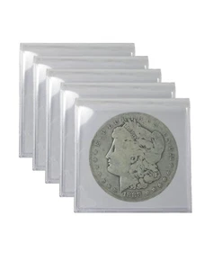 Vor 1921 Silber Morgan Dollar Cull Lot von 5 S$1 Münzen gemischt Datum und Münzzeichen - Bild 1 von 7