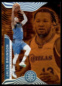 2021-22 Panini Illusions #72 Jalen Brunson Orange Dallas Mavericks - Picture 1 of 2