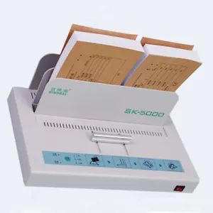 A3 A4 A5 A6 Automatic Hot Melt Binding Machine Thermal Glue Book Binder 320x38mm - Picture 1 of 10