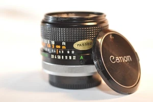 Canon FD 28mm f/2.8 S.C PRIME obiettivo largo per programma A1 AE-1 T90 F-1N T-60 T70 - Foto 1 di 7