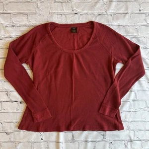 REI Thermal Long Sleeve Womens XL Shirt Red Top T-shirt Hiking Camping Casual - Picture 1 of 8