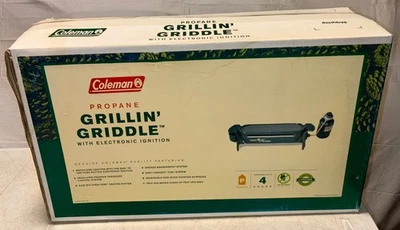 Coleman Propane Grillin Griddle 9931-770 From 2000 BRAND NEW SEALED - Image 1 of 4