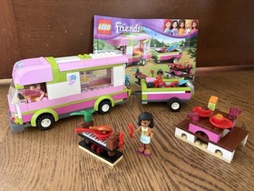 Lego Friends Lot (3184, 41013, 3937) Camper Emma&rsquo;s Sports Car Olivia&rsquo;s Speedboat