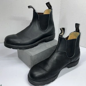 Blundstone Stiefel Herren Größe 10 Schwarz Leder Chelsea Slipper - Bild 1 von 6