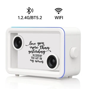 Altavoz Bluetooth con Sonido HD Barra de Sonido Hi-Fi Pantalla de Cristal Transparente WIFI - Imagen 1 de 7