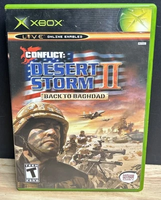 CIB Conflict Desert Storm Back to Baghdad Microsoft Xbox 2003 Tested  - Image 1 of 4