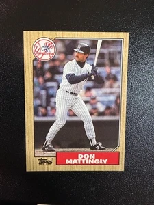 1987 TOPPS MLB BASEBALL CARD NEW YORK YANKEES DON MATTINGLY #500 - Picture 1 of 1