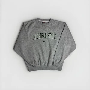 Vintage 90s Nike Center Swoosh Michigan State Spartans Sweatshirt Men’s Medium - Picture 1 of 5