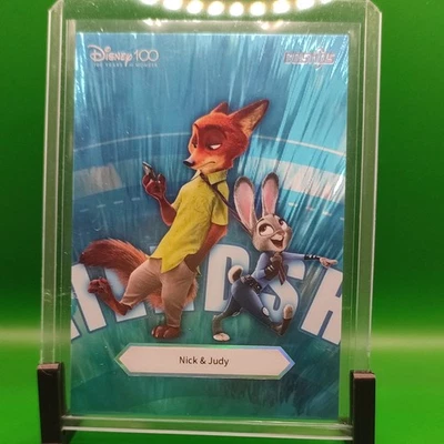 KAKAWOW COSMOS DISNEY 100 CARD PUZZLE NICK & JUDY CDQ-DS-29 - Image 1 of 2