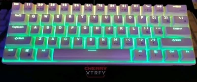 Cherry XTRFY MX 3.0S GAMING Mechanical Wired Keyboard - White - Image 1 of 4