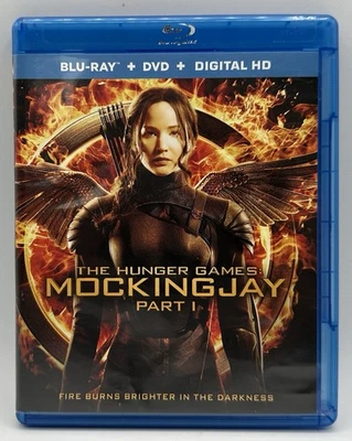 The Hunger Games: Mocking Jay Part 1 Blu-ray DVD Widescreen Jennifer Lawrence - Image 1 of 3