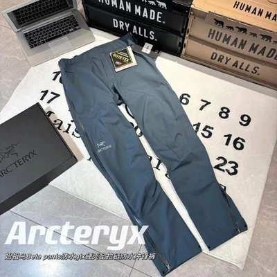 Calça Arc Beta impermeável chuva corta-vento inverno esqui preta masculina feminina - Imagem 1 de 4