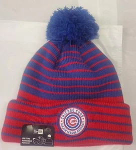 Chicago Cubs New Era Patch Cuffed Knit Stocking Cap - MLB - Picture 1 of 2