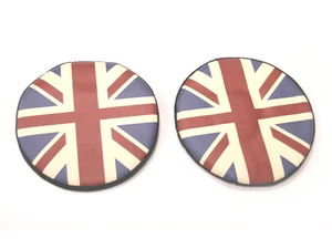 Union Jack England Flagge Schutzkappen Abdeckung Zusatz Nebelscheinwerfer Mini - Picture 1 of 4