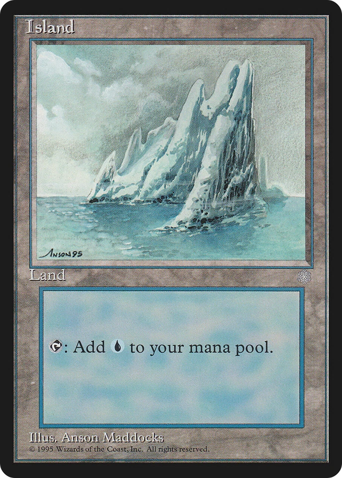 Island (334) #334 (HP) Ice Age ICE Magic MTG - Image 1 of 1
