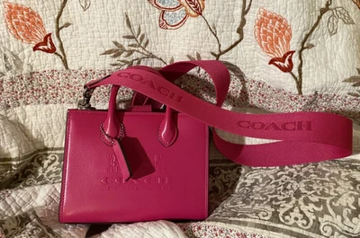 BOLSO DE MANO COACH ACE 17 CABALLO/CARRUAJE CUERO FRUTA DRAGÓN EXCELENTE ÚNICO DUEÑO Foto 1 de 3