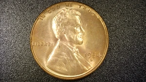 1954 S Lincoln Cent S/S RPM-002 - US Mint Error - Picture 1 of 4