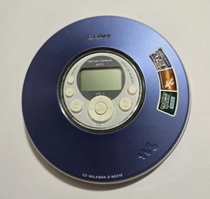 Sony CD Walkman D-NE319 Atrac 3+ Blue Tested + Works - Picture 1 of 5