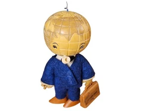 Leipziger Messe Messe DDR Maskottchen Puppe Gummi Kugel Kopf 1964 Rauchen - Bild 1 von 8
