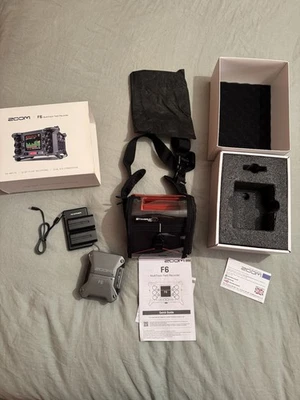 Zoom F6 Multitrack Digital Audio Field Recorder with K-Tek Stingray Case - Image 1 of 4