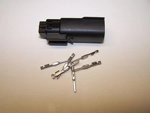 1 Harley 6X NEGRO MACHO OEM Molex MX150 conector + terminales interruptor cableado 07+ - Imagen 1 de 7