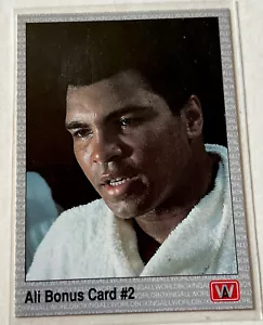 Muhammad Ali Boxing 1991 AW Sports Card #22 Bonus Card #2 NM-MT 💪 - Picture 1 of 2