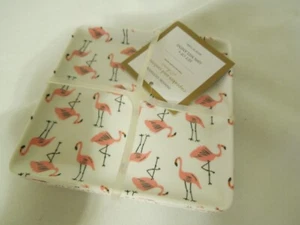 Cupcakes & Cashmere 100% Melamine Appetizer Plates 2 Designs 6" Square NEW! - Picture 1 of 8