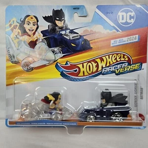 Hot Wheels Racer Verse 2-Pack Wonder Woman & Batman 2024 New In Pkg - Picture 1 of 4