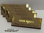 5X PACKS of RANDY'S ROOTS KING SIZE HEMP WIRED ROLLING PAPERS 