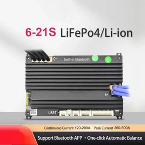 JBD Smart BMS LiFePO4 Li-ion da 6S a 21S UART Scheda di protezione equilibrio BT integrata - Foto 1 di 6