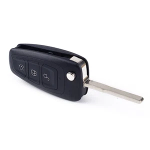 3 Buttons Car Remote Flip Keyless Key Case Cover Fit For Ford Mondeo Fiesta/ - Picture 1 of 4
