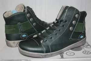 CLOUD Aline Lace sneaker wool-line booties Green Leather NEW WITH BOX! - Picture 1 of 5