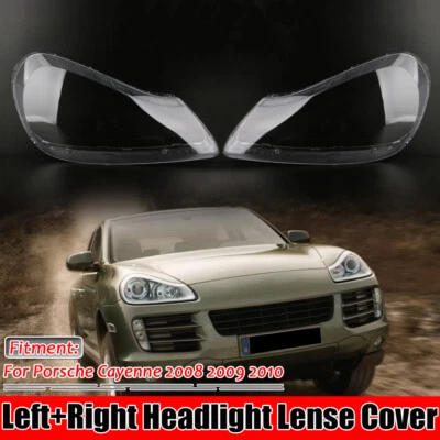 Пара прозрачных линз для фар головного света для Porsche Cayenne 2008 2009 2010 - Изображение 1 из 4