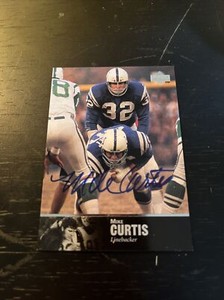 1997 UPPER DECK LEGENDS MIKE CURTIS AUTO • AL-95 • COLTS