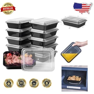 Durable 24 oz Food Storage Containers - Reusable Airtight Lunch Boxes (150 Pack) - Picture 1 of 9