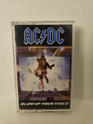 AC/DC- Blow Up Your Video Cassette Tape 1988 Atlantic Records LIKE NEW RARE OOP  - Image 1 of 4