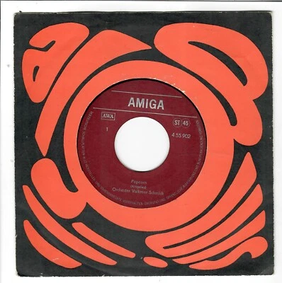 Popcorn / Eine neue Liebe ist wie ein neues Leben 7" Vinyl-Single , 1972 Amiga - Bild 1 von 2