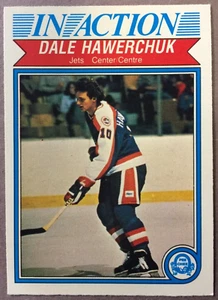 1982-83 O-Pee-Chee en acción #381 Dale Hawerchuk Winnipeg Jets radiocontrol - Imagen 1 de 1