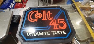 Colt 45 Dynamite Taste Neon Look Lighted Sign - Picture 1 of 6