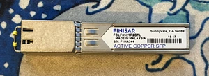 Émetteur-récepteur optique SFP cuivre Finisar FCLF8521P2BTL RJ-45 - NON TESTÉ - Photo 1/4