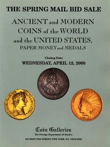 STACK'S COIN GALLERIES,ANCIENT,WORLD,US COINS,APRIL 12,2000.COLL.ANCIENT JUDAEA - Picture 1 of 3