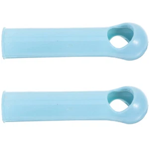2 Pcs Broom Handle Clip Mop Stick Adapter Clothesline Pole Sleeve - Imagen 1 de 12