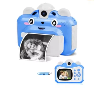Camera Digital Snapshot for Kids Rechargeable With SD Card 32 GB Blue - Picture 1 of 7