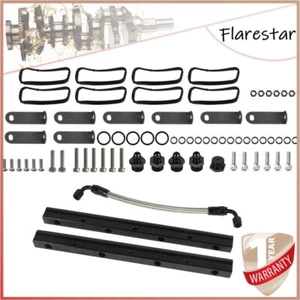 For LS LS1 LS2 LS3 LS6  Billet Intake Manifold 3/8" Fuel Rail Kit ＆ Hardware - Picture 1 of 6