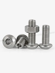 304 Stainless steel Button Head Hex Socket Hollow Screw Hollow Bolt With Nuts - Picture 1 of 12
