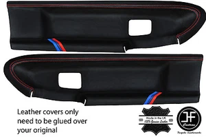 Rojo Pegatina Tri Rayas 2X Frente Puerta Fundas Para BMW E36 Coupe Convertible - Imagen 1 de 3