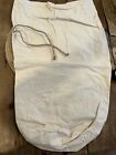 Large 28 x17 Tan Canvas  Bag with Tie String
