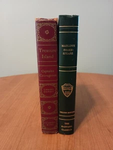 Harvard Classics Books Marlowe Shakespeare 1938 Treasure Island 1948 - Imagen 1 de 9