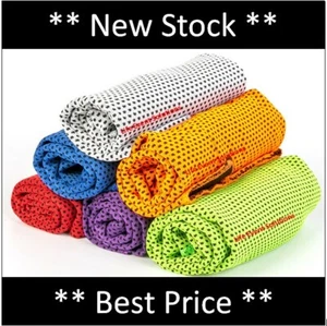 ** GREAT VALUE ** Bulk Sports Cooling Towel ICE Cold Cool Gym Outdoor Sport - Picture 1 of 13