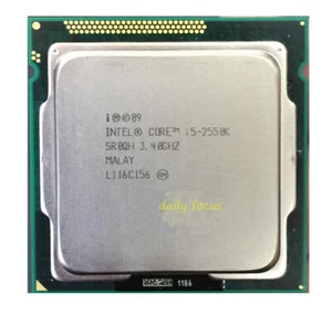 Intel Core I5-2500K 2550K I5-3570K I7-2600K 2700K I7-3770K LGA1155 CPU Processor - Picture 1 of 12